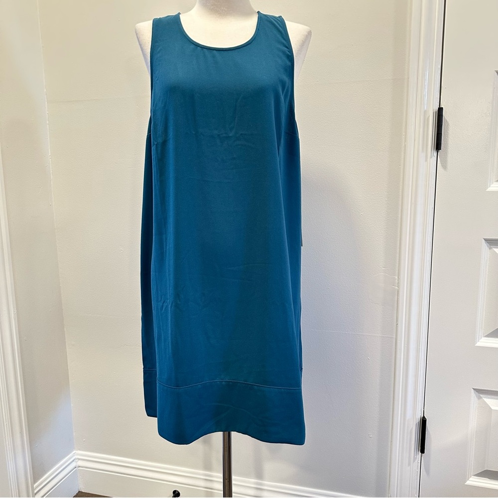 NWT Nordstrom Leith Teal Seagate Dress Size Large
